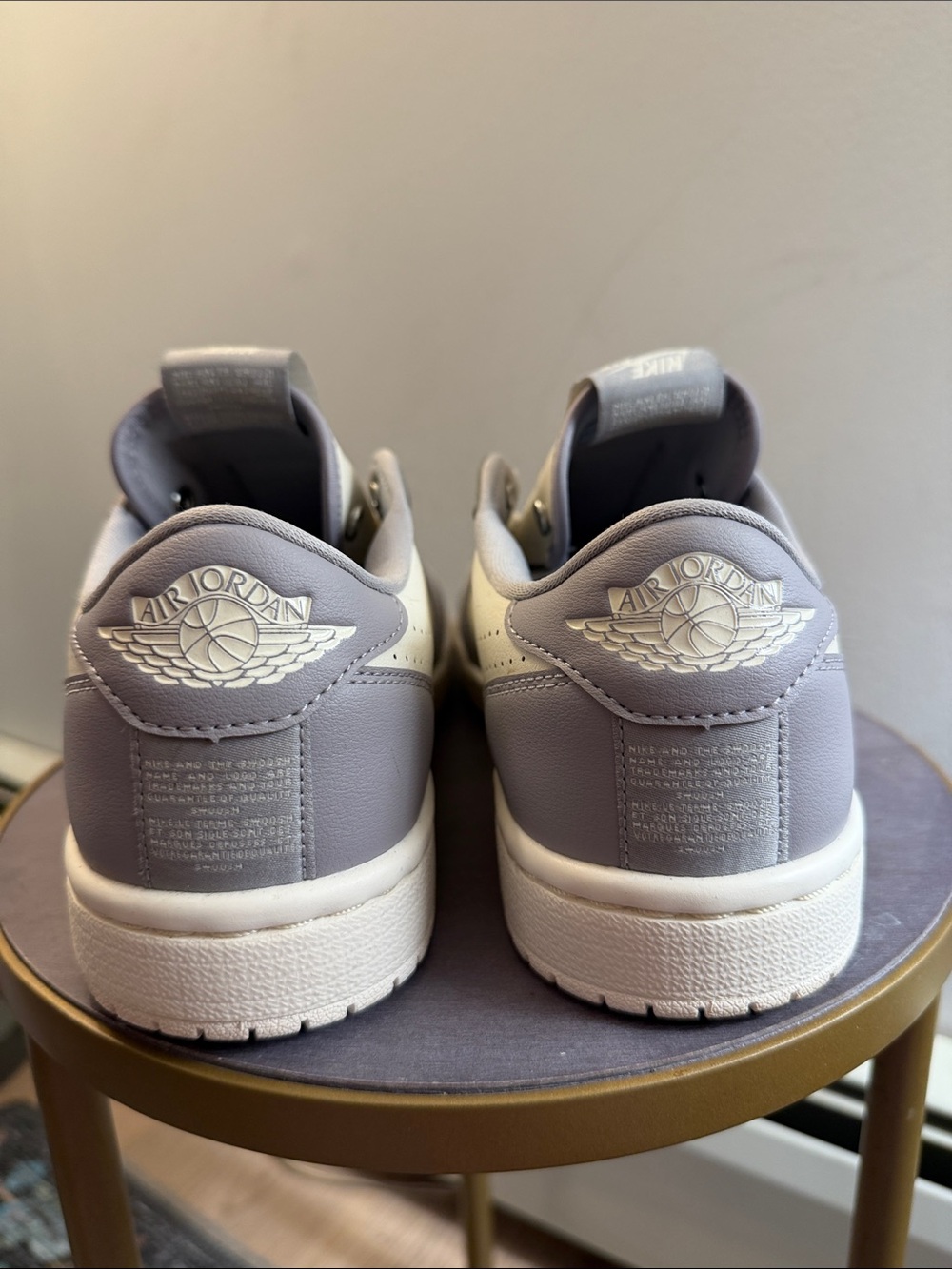 Nike Air Jordan 1 Retro Low Slip in the Atmosphere Grey colorway - Picture 4 of 8